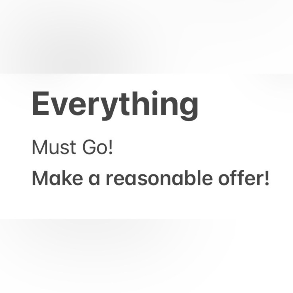 Everything Must Go Sign